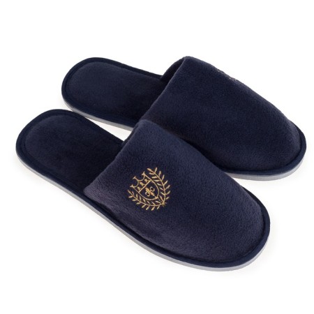 Male slippers, blue color, size 40-41