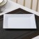 A set of plastic disposable plates, 17.2 × 17.2 cm, square, flat, 6 pcs, white color