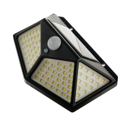Garden lamp on a sunny battery with a motion sensor, invoice, 13 × 9.5 × 5.5 cm, 100 LED, glow white-3