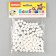 A set of textile details for the decor "bombs" 100 pcs. set, size 1 pc: 1 cm, white color