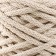 Knitting cord 100% polyester, width 5 mm 100m (ivori)