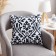 Decorative pillowcase 40x40 cm, Monograms Black, 100% cotton