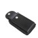 Bag for documents with zipper, n/k, 2 departments, black matte