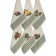 A set of wuffed napkins Diva Afrodita Ceylin "Oliva", size 35x50 cm, 6 pcs