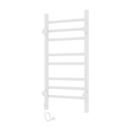 Two electric heated towers Laris lavender Cheka, 300x700 mm, 8 crossbars, right, white-15