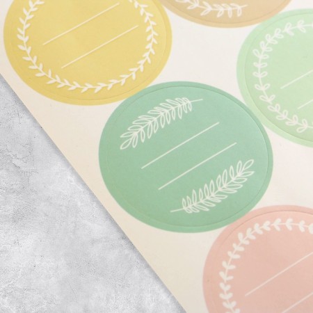 Stickers for gifts and flowers "Frames - Vespes", 9 x 16 cm-1