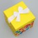 Gift folding box, packaging, "Happy Birthday", 15 x 15 x 15 cm