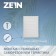 Ventilation grate Zein Lux RM2030s, 200 x 300 mm, with a grid, metal, gray