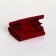 Women's wallet on the button, red color