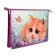 A4, 325 x 230 x 55 mm, zipper on the top, plastic, PM-A4-29 Calligrata Kitty, 325 x 230 x 55