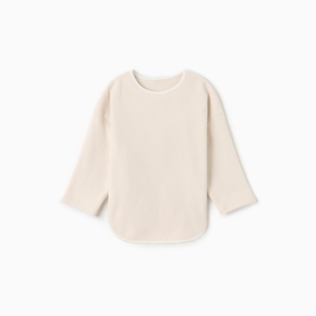 Svitshot Children's Minaku: Fleece Soft, beige color, height 128 cm