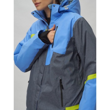 Ski suit female, size 60, blue color-6