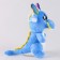 Soft toy "Blue Dragon", with antennae, 10 cm