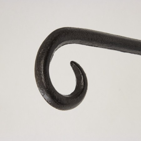 Hook decorative cast iron "curl" 25x4.5x23 cm-2