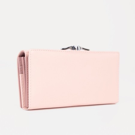 Women's wallet on magnets, powder color-1