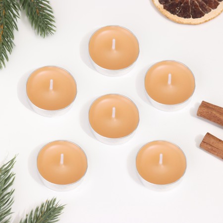 A set of tea candles of aromatic "cinnamon", 6 pcs-1