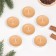 A set of tea candles of aromatic "cinnamon", 6 pcs
