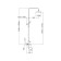 The shower system Fashun A52401-7, pouring 118 mm, with a tropical shower, hand watering can, black