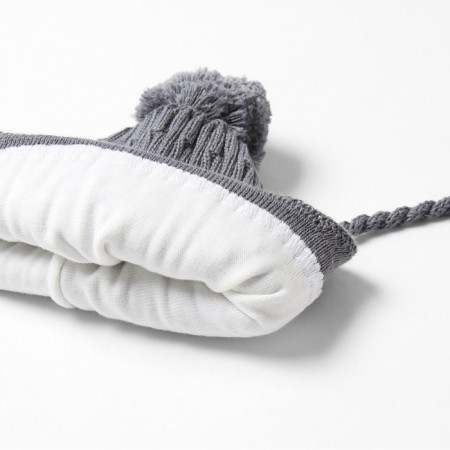 Children's hat Minaku, rr 42-44, color gray color-1