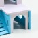 Double house for rodents with a ladder, 15.5 cm, blue