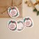 Schildik decorative for the gift "Winter Tale", 6.5 x 7.6 cm, New Year