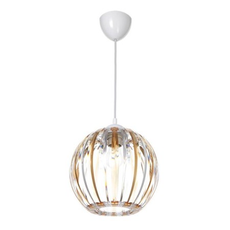 Lamp Bayerlux 4330/1, 1he27 15W, brown/transparent 21x24+60 cm-3
