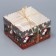 Capcake box "heat and comfort", 16 x 16 x 10 cm, new year
