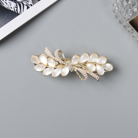 Hair hairpin "Mandy Elit" Vetochka, 8.5 cm, gold