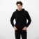 Men's sweatshirt with a hood Mist Men’s Casual Size 54, black