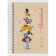 Sketchbook A5, 64 sheets on the crest "Girl with cats", hard cover, glossy lamination, block 100 g/m2