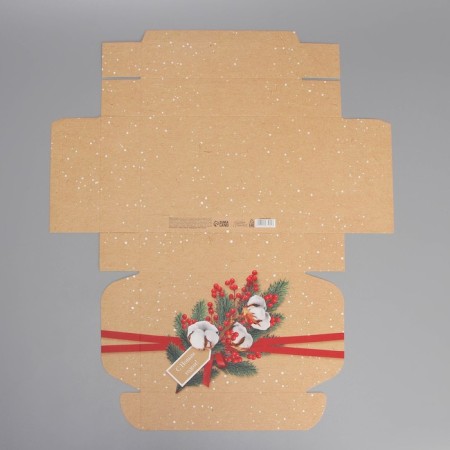 Folding box "Parcel", 21 x 15 x 5 cm, new year-5