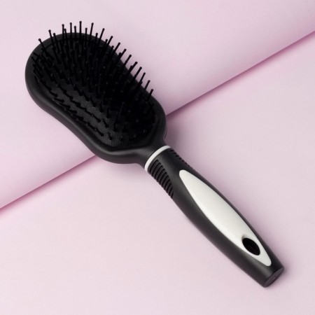 Massage comb, 7 × 24 cm, black/white color-1