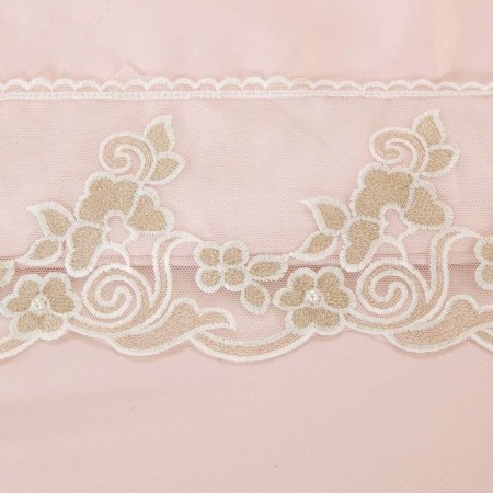 Set with a blanket "Tiara", size 160x220 cm, 160x240 cm, 50x70 cm, powder color-3