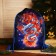Bag on the lace, the color is blue/multi -colored
