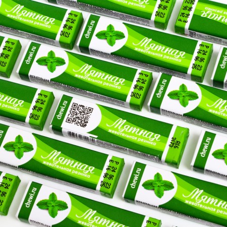 Chewing gum Plastinki "Mint", 12.5 g-1