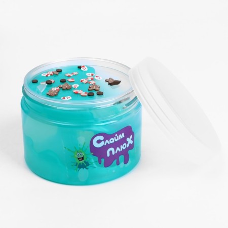 Two -layer slime "Sea" with charming, turquoise, 350 g-15