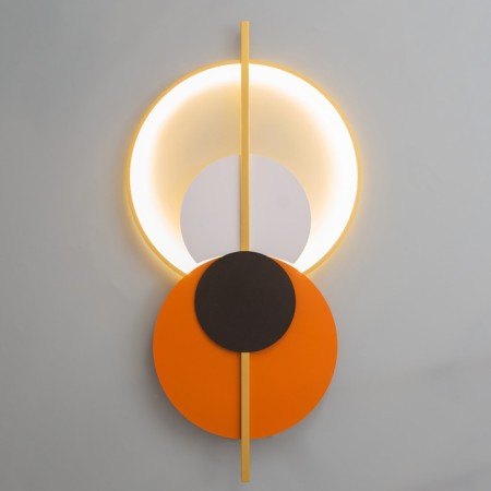 Bra "Alla" LED 18W 3000k orange black 88x5x45cm-1