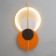 Bra "Alla" LED 18W 3000k orange black 88x5x45cm