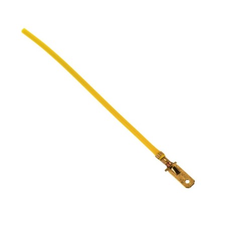 Tip is flat 6 mm, wire 10 cm, packing 100 pcs-3