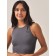 Women's top with a halter neckline Mirey Top Halter Neck, size 48-50, color graphite