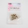 A set of buttons on the leg, d = 10 mm, 10 pcs, rainbow/gold color