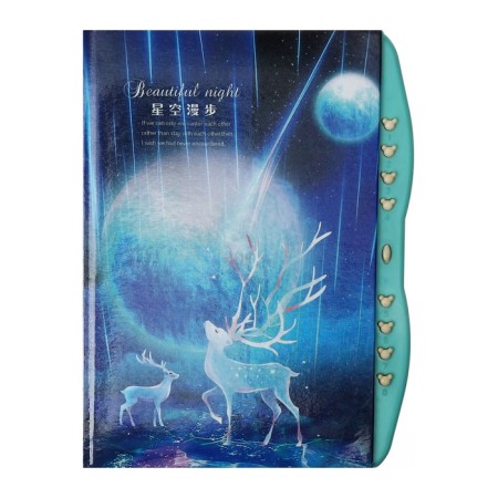 Notebook Gift Book on the castle, A6+, 48 sheets, Lunar Light line, mix-1