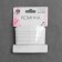 Knitted elastic, 7 mm, 3.5 ± 0.5 m, white color