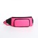 Lightning waist bag, outer pocket, black/pink color