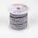 Thermoclay rhinestones, d = 3 mm, width - 10 mm, 4.5 ± 0.5 m, silver color