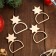 Rings for napkins New Year's "Stars", 4pcs, 46 x 67 mm