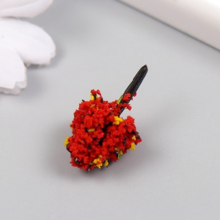 Artificial plant for creativity plastic "Autumn foliage" 3 cm-2