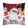 Pillow Decorative New Year's Ethel "Bad Santa", 40x40 cm, 100% p/e, velor