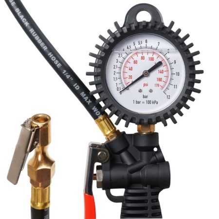 Airline Industry tires, with a manometer, 12 atm tires-4