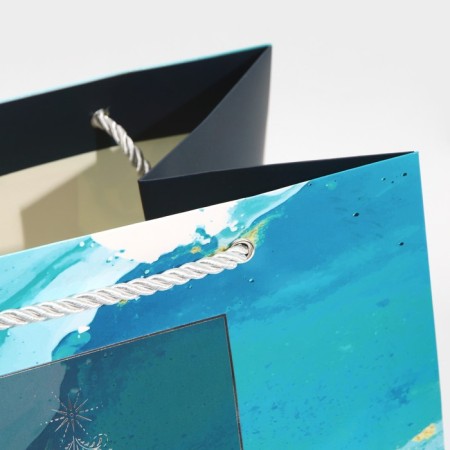 Laminated “marble” package, 25 x 23 x 18 cm, new year-5